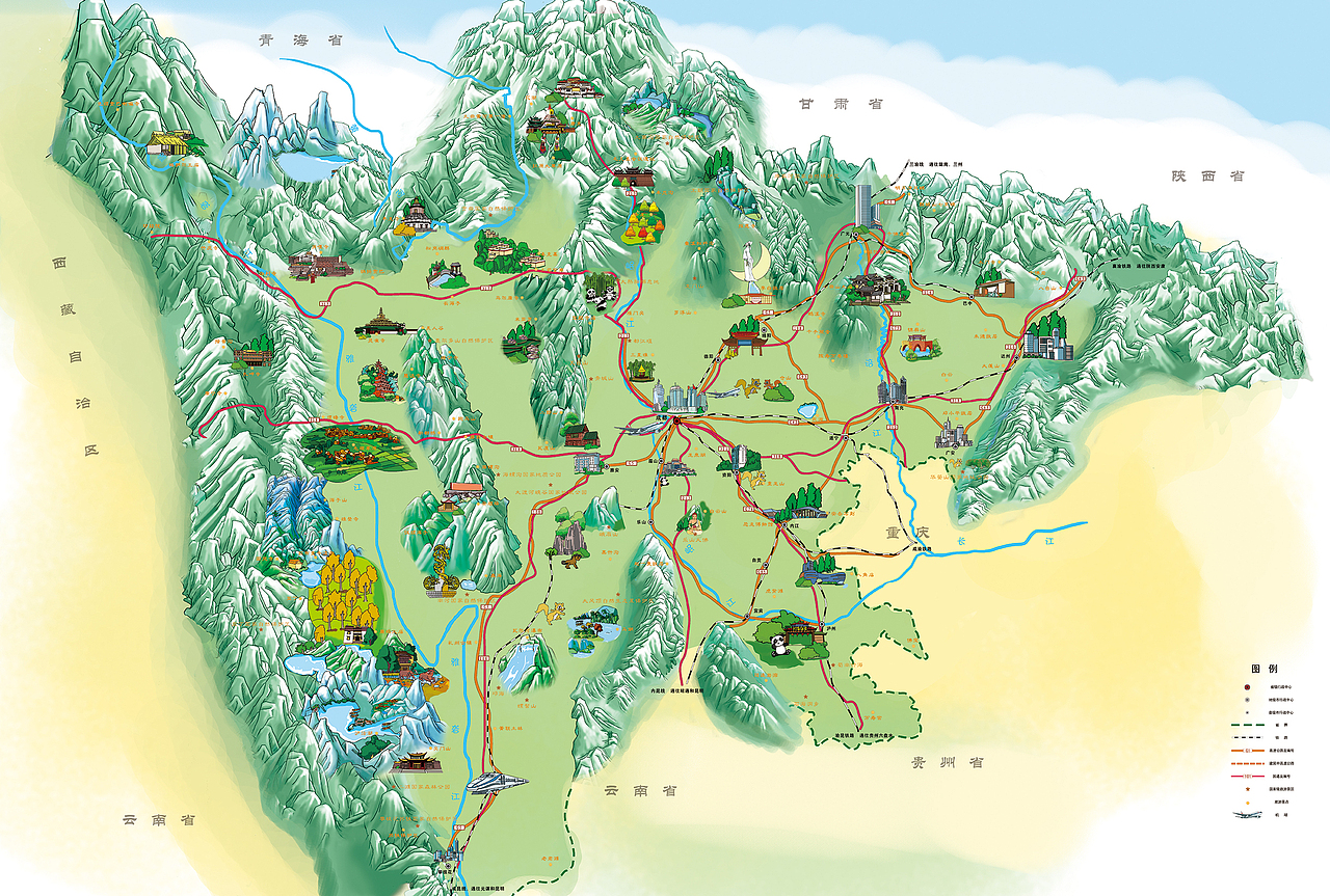 四川之旅，自然之吻的温柔邂逅